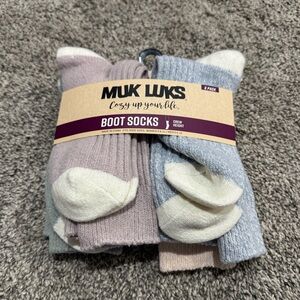 Muk Luks socks - 6 pairs of boot socks - brand new